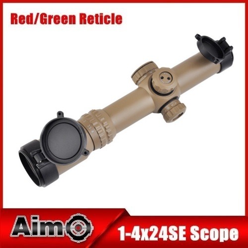 AIM-O 1-4x24se tactical scope Toy Sight ( red / green reticle ) DE