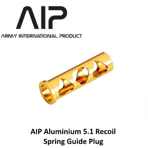 AIP Aluminum 5.1 Recoil Spring Guide Plug (Gold)