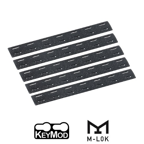 BCM Styler M-LOK/KEYMOD Rail Panel 5 Pack - BK