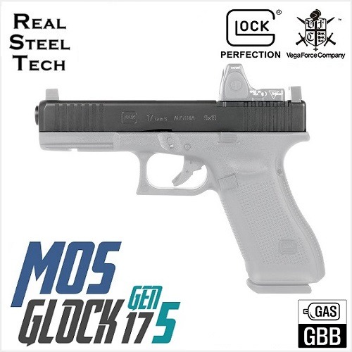 RST Glock17 Gen5 MOS KP4 Steel Slide set nDlc Ver. for VFC Glock17 Gen5