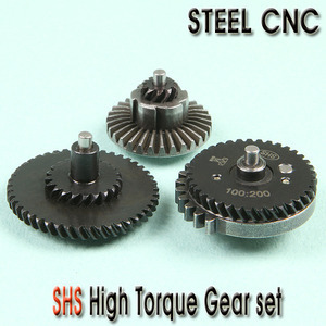 SHS 100:200 High Torque Gear set / Steel CNC