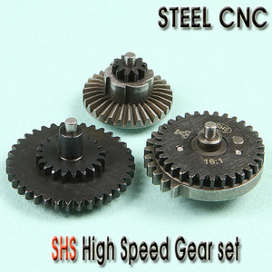 SHS 16:1 High Speed Gear set / Steel CNC