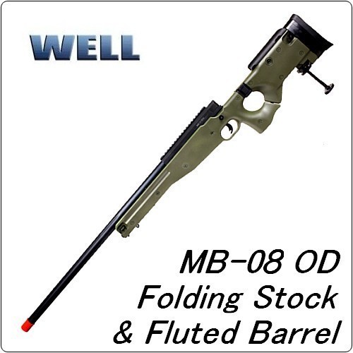 MB-08 OD / Folding Stock &amp; Fluted Barrel