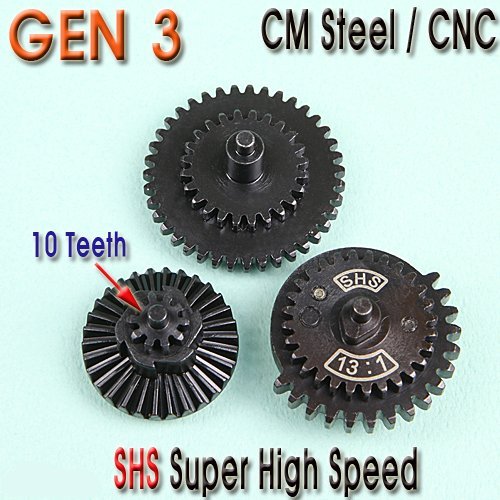Gen3 Super High Speed 13:1 Gear Set / 10 teeth