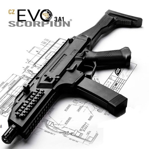 ASG Scorpion EVO-3A1 전동건(전자회로 탑제 &amp; 볼트 스톱)