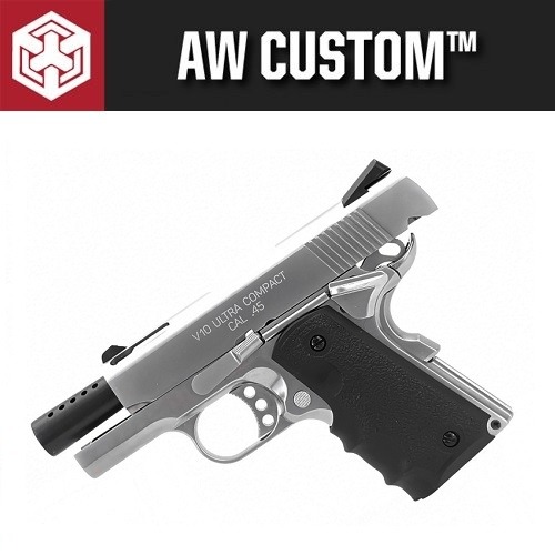 Armouries Armorer Works Custom 1911 V10 Ultra Compact GBB Pistol - Silver