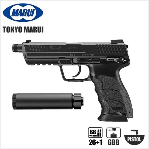 MARUI HK45 TACTICAL GBB Pistol