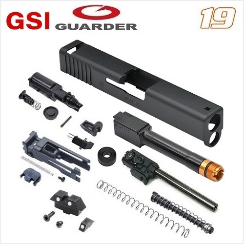 GSI Aluminum CNC Slide set for MARUI Glock19 Gen3