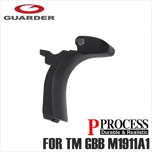 Guarder Steel Grip Safety for MARUI M1911A1 (Black)