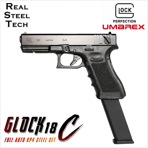 RST GLOCK18C Gen3 Steel KP4 Package 리얼스틸테크 RST 글록18C 스틸 셋트 - with Enhanced VFC Glock18C
